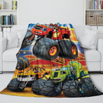 Blaze and the Monster Machines Blanket Flannel Fleece Throw Room Decoration