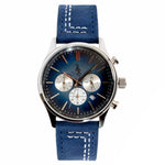 Blue Retro Chronograph Watch