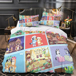 Bluey Duvet Cover Kids Bedding Set Without Filler