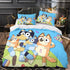 Bluey Duvet Cover Pattern Bedding Set Without Filler
