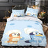 Bluey Duvet Cover Pattern Bedding Set Without Filler