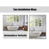 Reflections Sleek Modern Black Aluminum Framed Wall Mirror