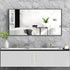 Reflections Sleek Modern Black Aluminum Framed Wall Mirror