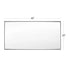 Reflections Sleek Modern Black Aluminum Framed Beveled Wall Mirror