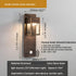 Black/Bronze Outdoor Waterproof LED Aluminum Wall Light With Motion Sensor