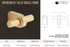 Brunswick Solid Brass Finger Pull