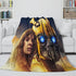 Bumblebee Blanket Flannel Throw Kids Room Decoration