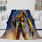 Movie Bumblebee Blanket Flannel Throw Kids Room Decoration