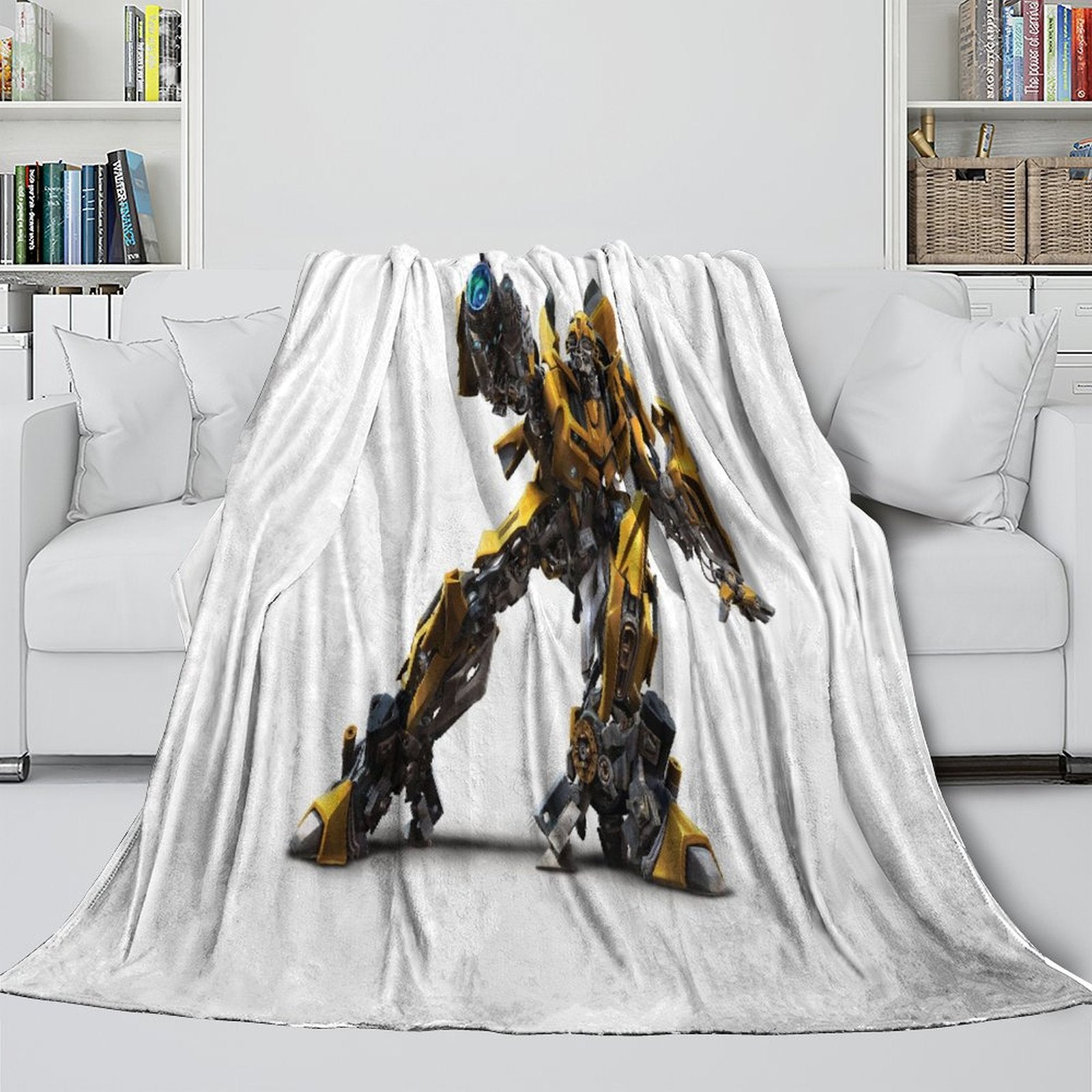 Bumblebee Blanket Flannel Throw Kids Room Decoration