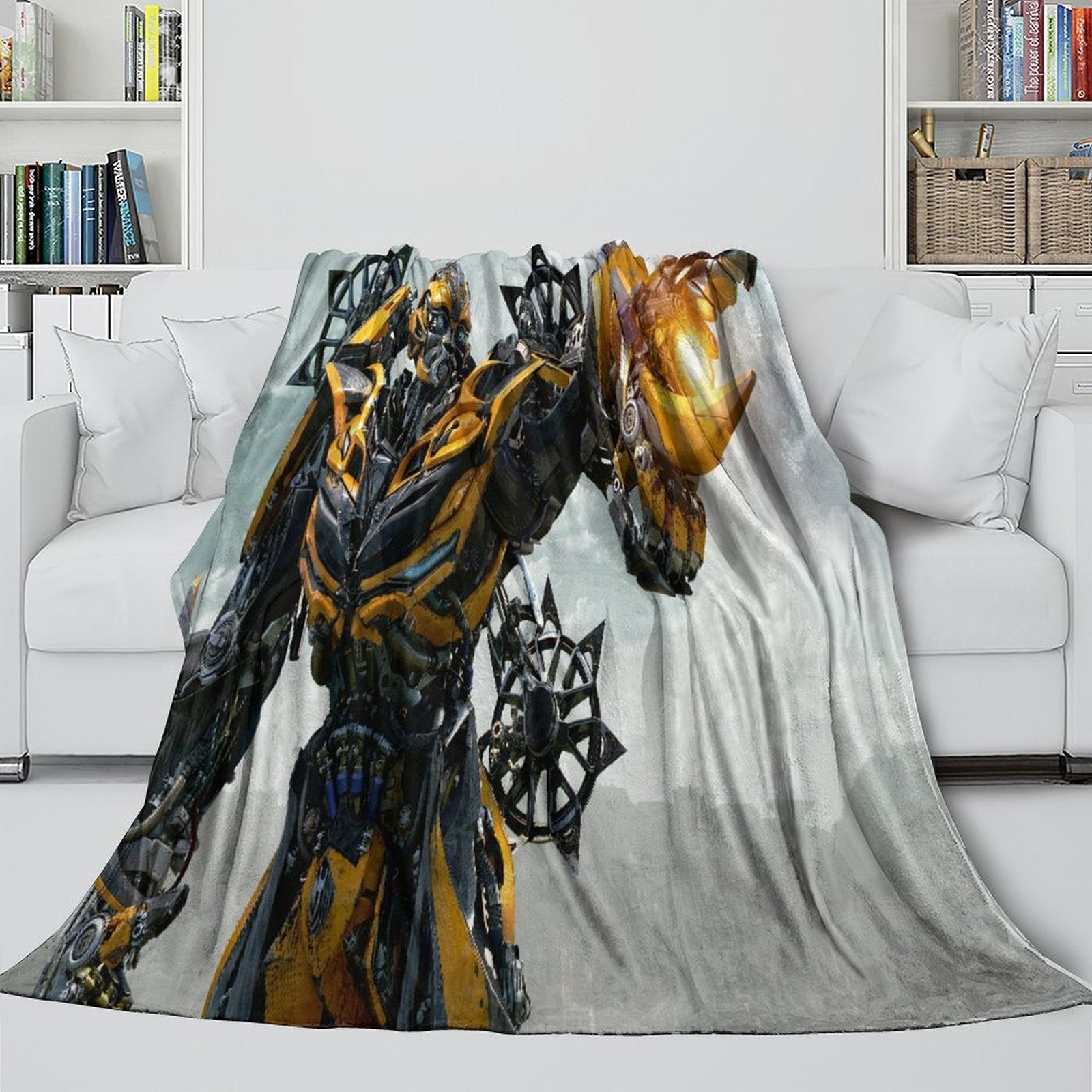 Bumblebee Blanket Flannel Throw Kids Room Decoration