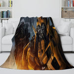 Bumblebee Blanket Flannel Throw Kids Room Decoration
