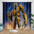 Movie Bumblebee Curtains Pattern Blackout Window Drapes Room Decoration