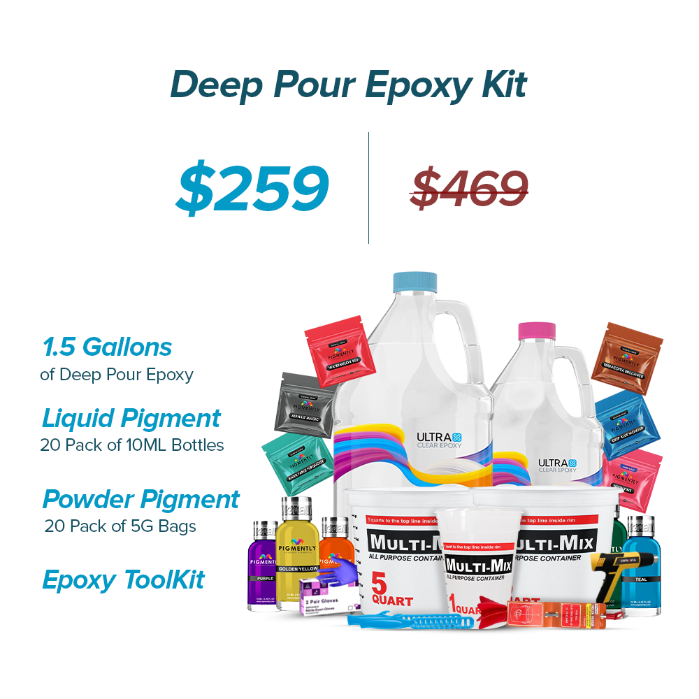 UltraClear Epoxy Bar And Table Top Epoxy Kits
