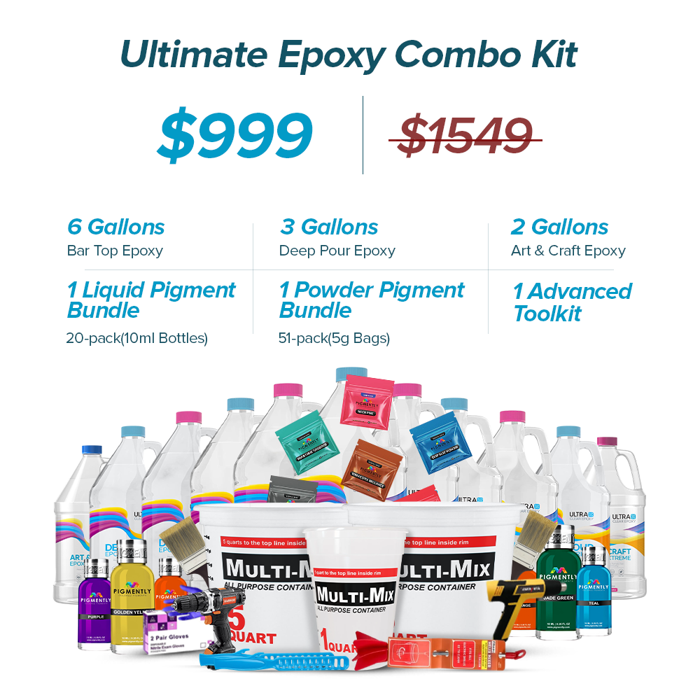 UltraClear Epoxy Bar And Table Top Epoxy Kits
