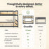 Solid Wood Twin Over Twin Bunk Bed For Kids