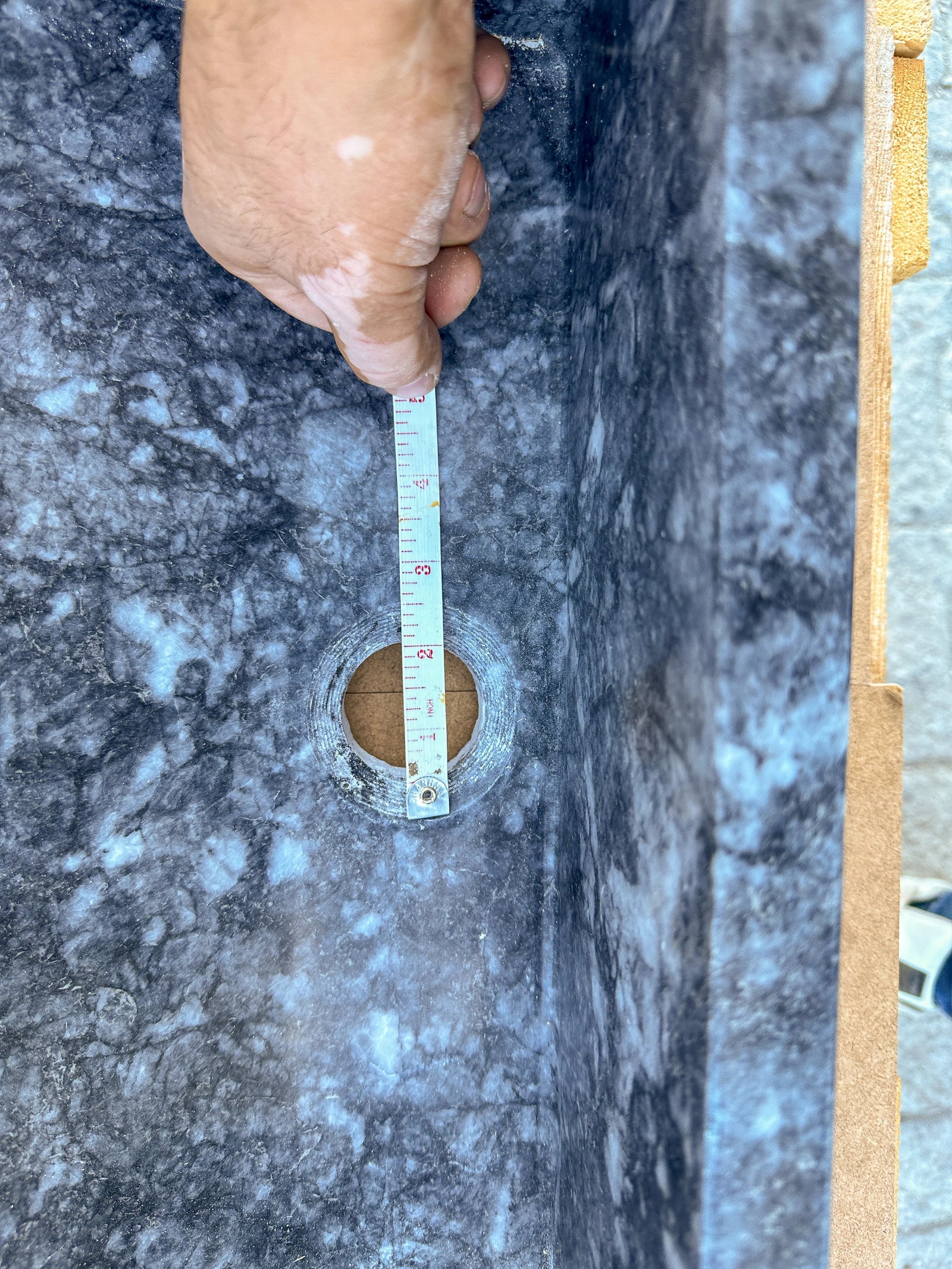 Bursa Gray Marble Rectangular Stone Sink Polished (W)12