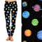 Watercolor Space Leggings – Galaxy Planet  Leggings with Pockets