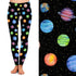 Watercolor Space Leggings – Galaxy Planet  Leggings with Pockets