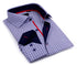 Button-Up Shirt //  - Tailored Fit - contrast  trimming - final sale