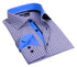 Button-Up Shirt //  - Tailored Fit - contrast  trimming - final sale
