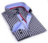 Button-Up Shirt //  - Tailored Fit - contrast  trimming - final sale