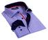 Button-Up Shirt //  - Tailored Fit - contrast  trimming - final sale