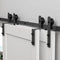 Bypass Sliding Barn Door Hardware Kit Basic I Pulley (No Door)