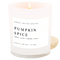 Pumpkin Spice Soy Candle - White Jar - 11 oz