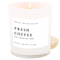 Fresh Coffee Soy Candle - White Jar - 11 oz