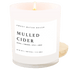 Mulled Cider Soy Candle - White Jar - 11 oz