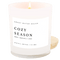 Cozy Season Soy Candle - White Jar - 11 oz