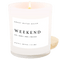 Weekend Soy Candle - White Jar - 11 oz