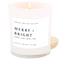 Merry and Bright Soy Candle - White Jar - 11 oz