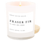 Fraser Fir Soy Candle - White Jar - 11 oz