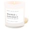 Mango and Coconut Soy Candle - White Jar - 11 oz