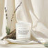 Driftwood and Mahogany Soy Candle - White Jar - 11 oz