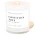 Christmas Tree Soy Candle - White Jar - 11 oz