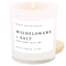 Wildflowers and Salt Soy Candle - White Jar - 11 oz