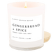 Gingerbread and Spice Soy Candle - White Jar - 11 oz