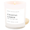 Coastal Lemon Soy Candle - White Jar - 11 oz