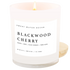 Blackwood Cherry Soy Candle - White Jar - 11 oz