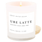 Ube Latte Soy Candle - White Jar - 11 oz