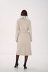 Genuine Arctic Fox Virgin Wool Wrap Coat