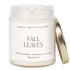 Fall Leaves Soy Candle - Clear Jar - 9 oz
