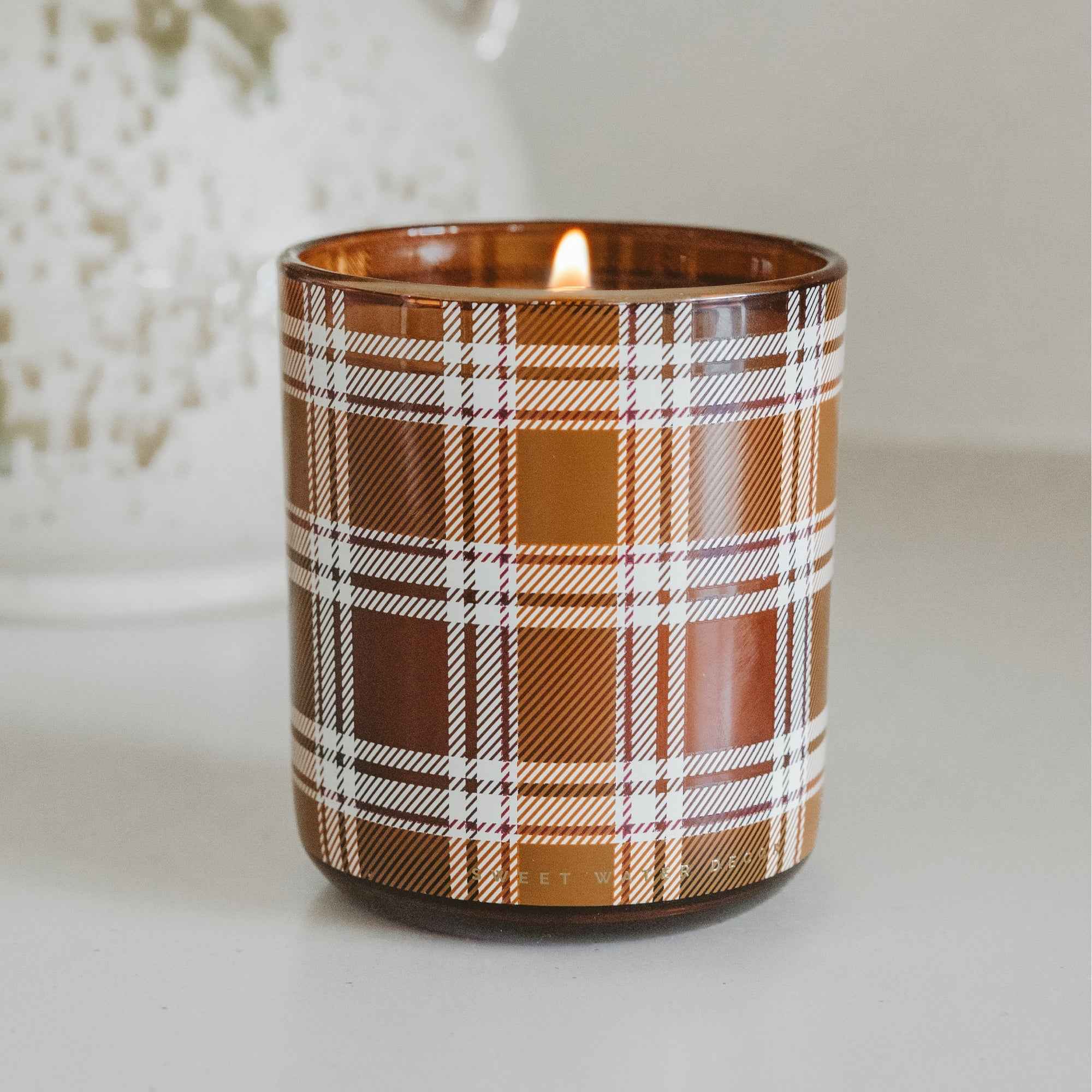 Pumpkin Spice Soy Candle - Boxed Tinted Glass Jar - 12 oz
