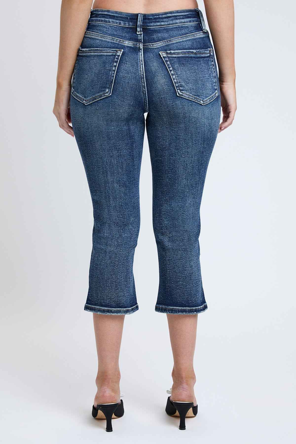 Women's Luxe High Rise Capri with Side Slit