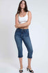Women's Luxe High Rise Capri with Side Slit