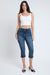 Women's Luxe High Rise Capri with Side Slit