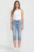 Women's Luxe High Rise Capri with Side Slit