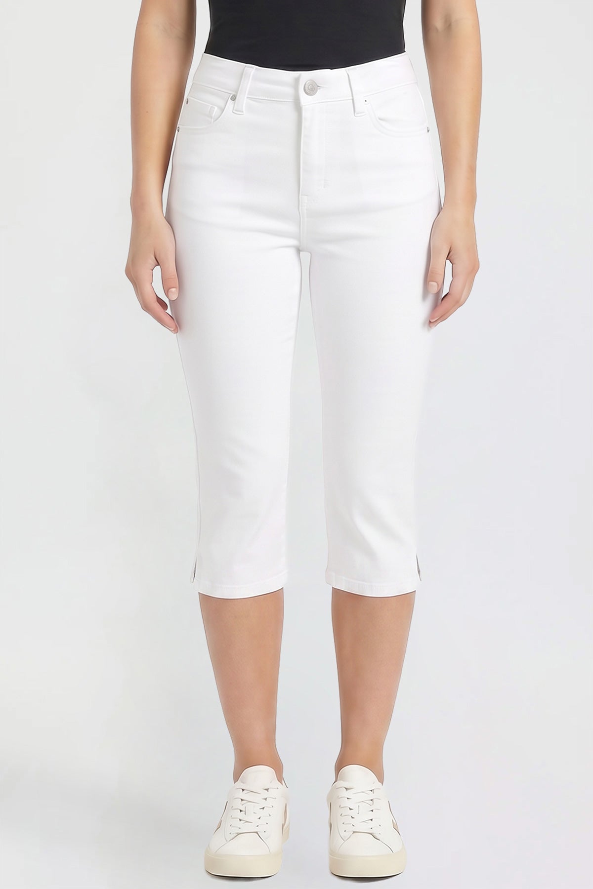 Women's Luxe High Rise Capri with Side Slit
